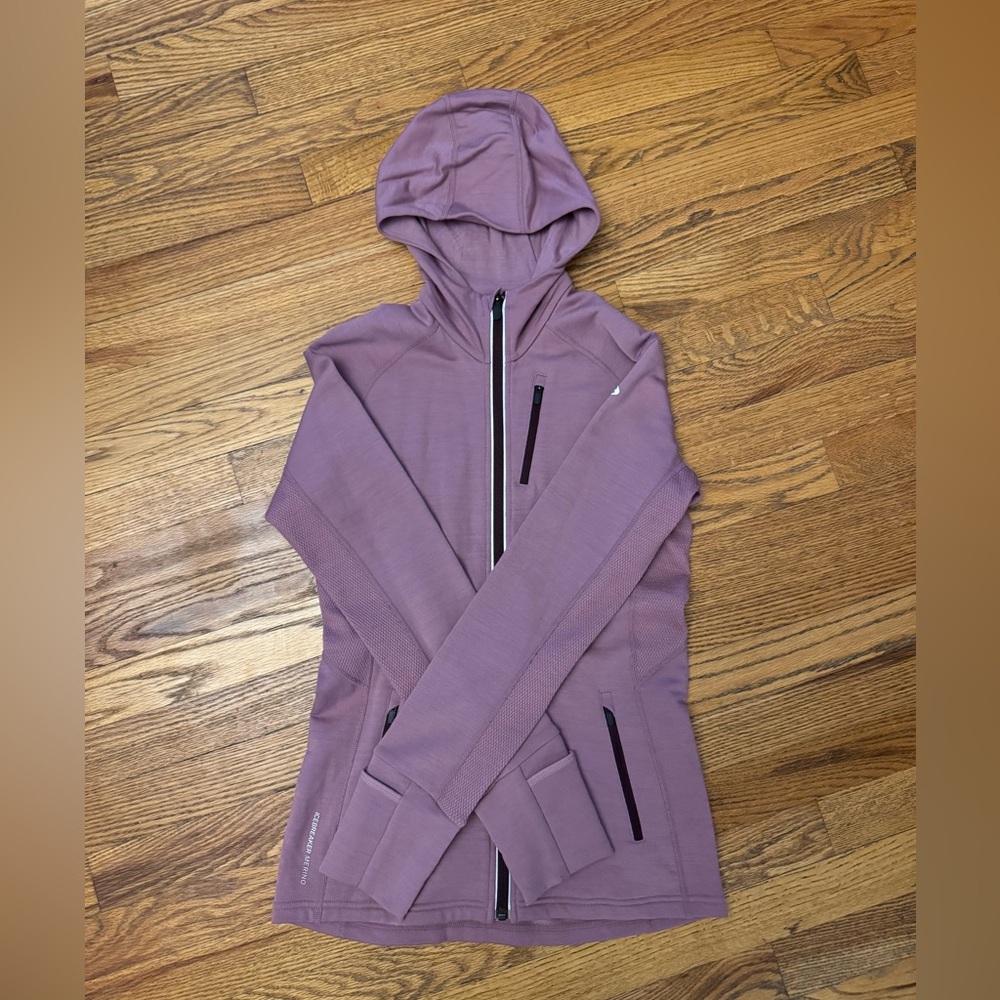 Icebreaker quantum full zip hoodie merino wool